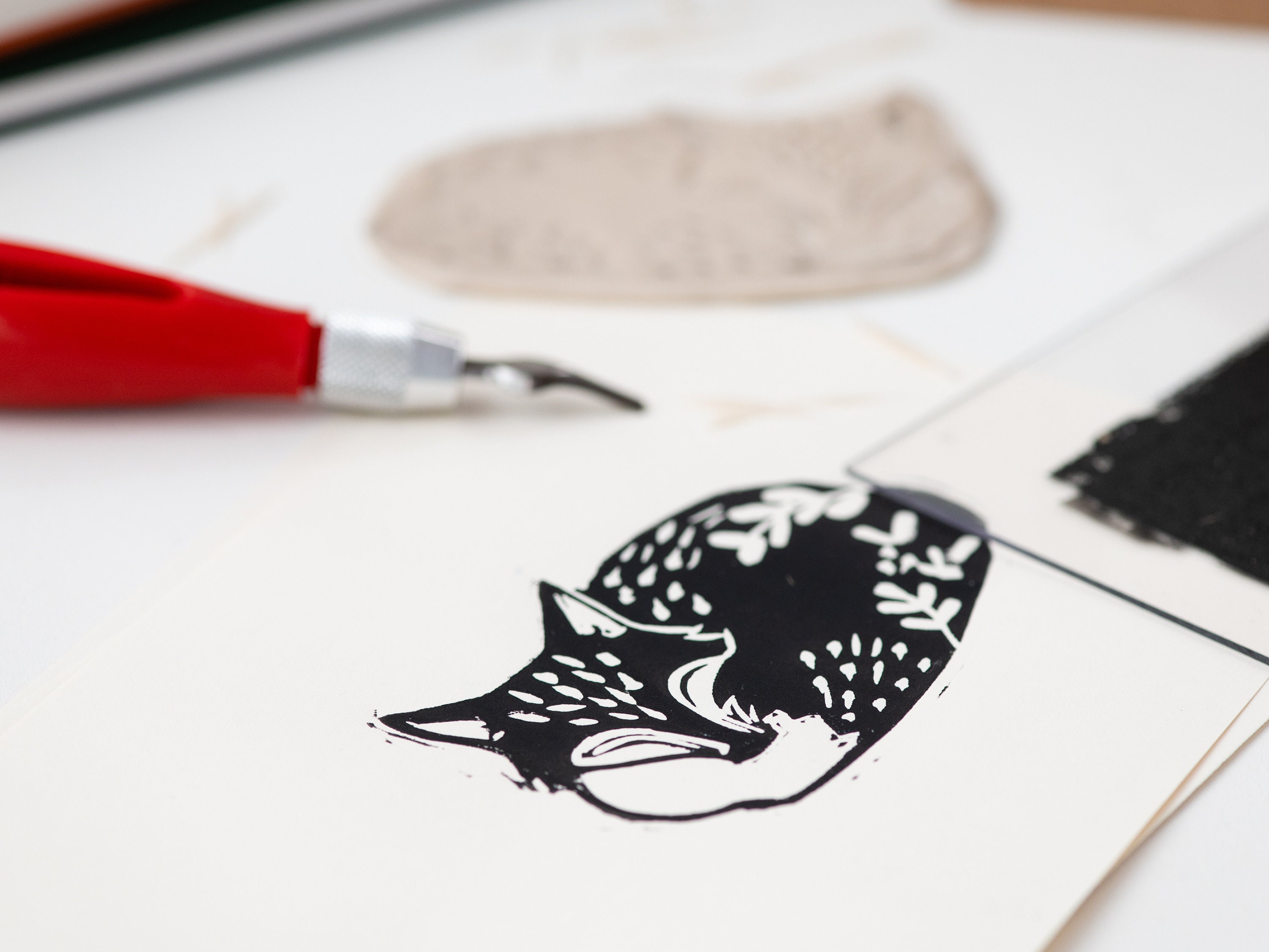 Lino Printing Kit Lino Cut Kit Printmaking Kit Art Kits Etsy UK