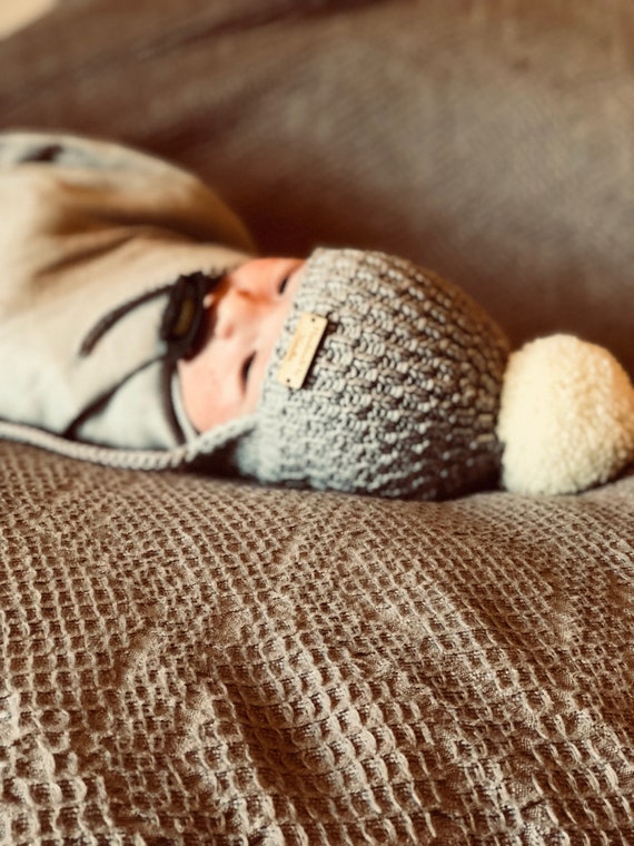 Bonnet tricoté pour enfants, cache-oreilles pour enfants, bonnet unisexe  fille garçon, bonnet pour enfants, nouveau-né à 5 ans, cadeau de babyshower  fait main, cadeau nouveau-né -  France