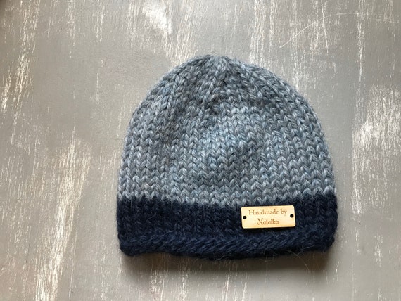 READY TO SHIP Baby Alpaca Hat for Newborn Baby Boy, Luxury Yarn