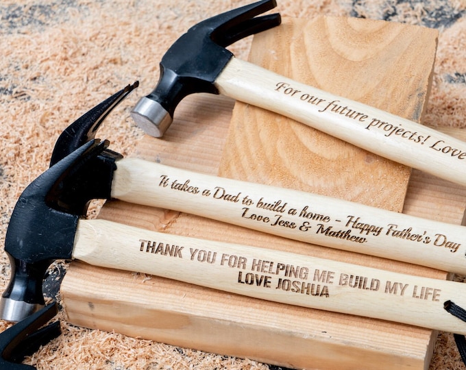 Personalized Hammer, Father's Day Gift Idea, Engraved Hammer, Daddy Gift, Best Dad Ever, #1 Dad, Papa Gift, Pawpa, Grandpa Gift