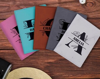 Passport Cover Gift For Her, Travel Passport Holder, Travel Gifts, Wedding Gifts, Personalized Leatherette Passport Cover, Bridesmaid Gift