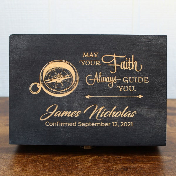 Confirmation Gift Box, Gifts for Confirmation Ceremony, RCIA Gift, Personalized, Confirmation Gifts for Boys, Confirmation for Girls