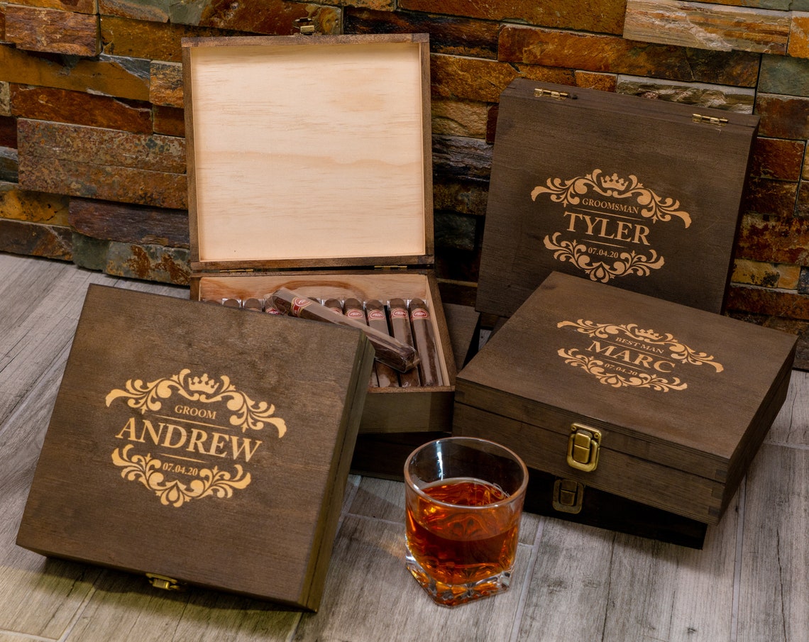 Best Man Gift Box Man Gift Box Mens Gift Box Men Memory Etsy