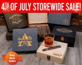 Personalized Cigar Box, Groomsman Gift Box, Gift for Man, Engraved Wood Box, Wedding Bridal Gift, Best Man Gift, Party Gift Box, Men 39 s Box