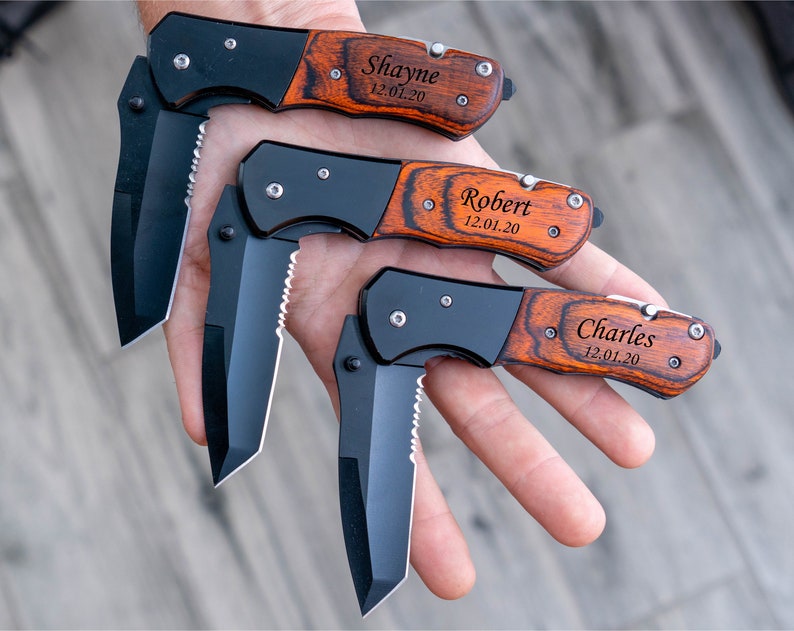 Dad Pocket Knife Dad Gift Best Dad Gift Fathers Day Gift Etsy