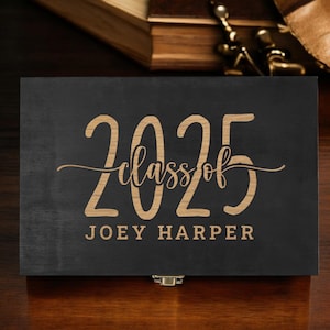 Graduation memory box, personalized gift box, graduation gift ideas, keepsake time capsule, graduation gift for her, graduation gift for him