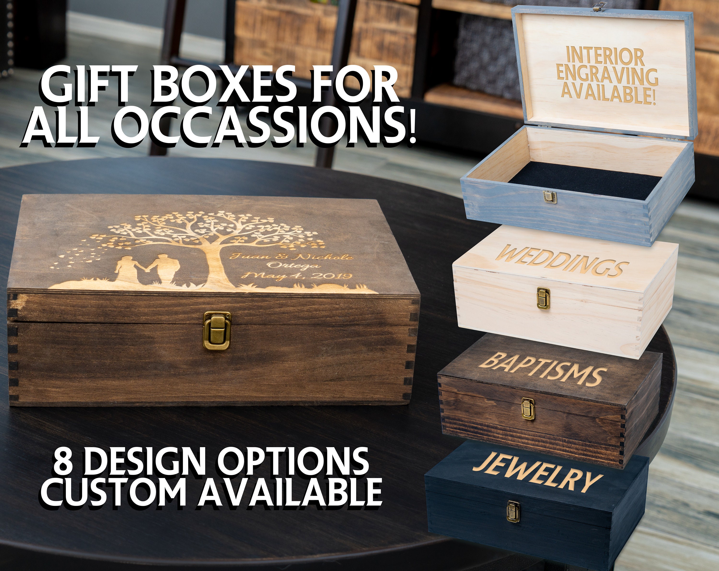 Home & Living Storage & Organization Boxes & Bins Decor Personalized