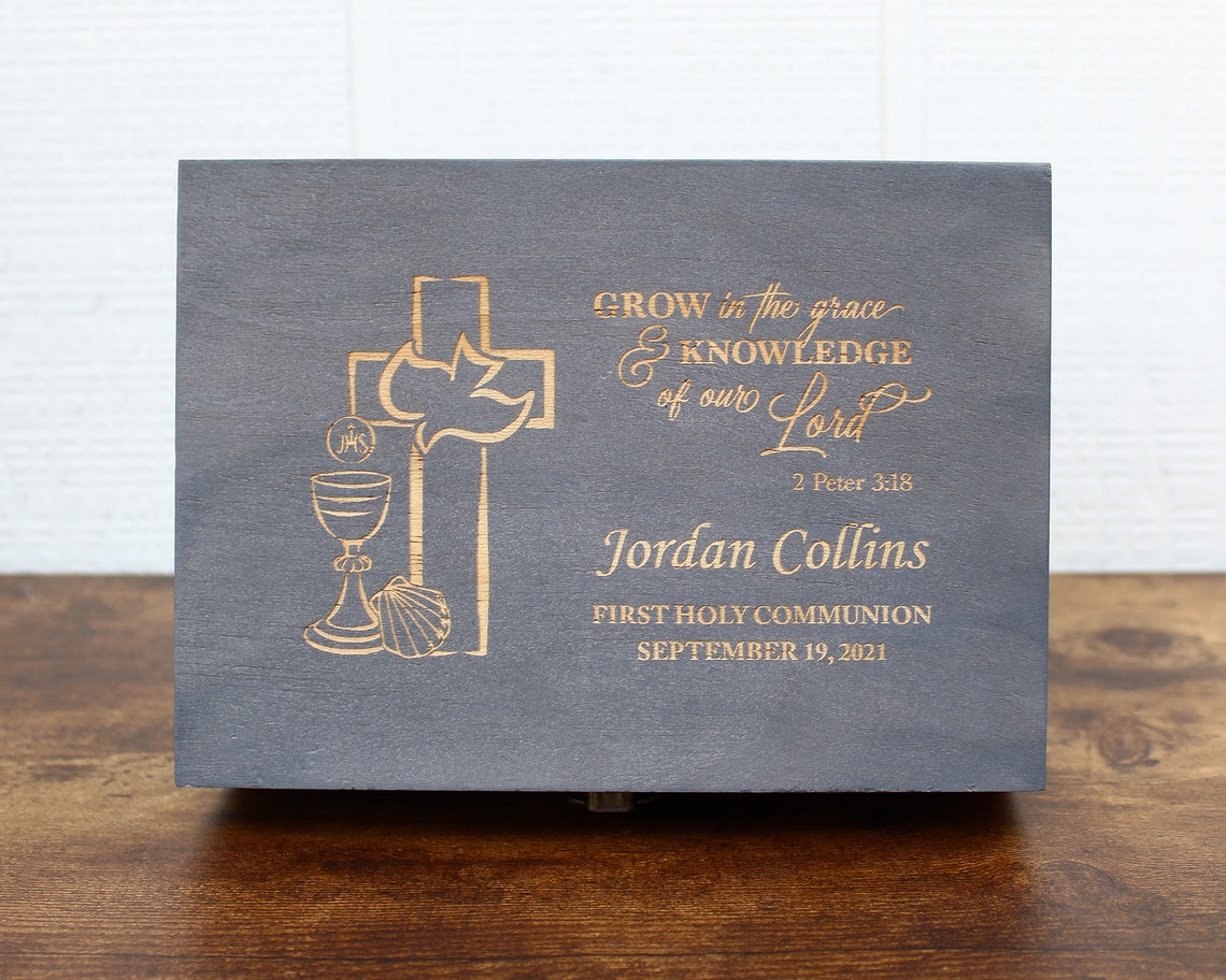 Lutheran Baptism Gift Baptism Memory Box Confirmation Etsy