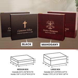 Confirmation gift box, gifts for confirmation ceremony, rcia gift, personalized, confirmation gifts for boys, confirmation for girls image 7