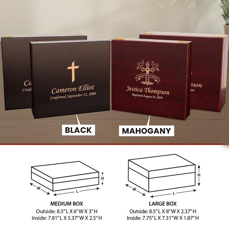 Confirmation gift box, gifts for confirmation ceremony, rcia gift, personalized, confirmation gifts for boys, confirmation for girls image 7