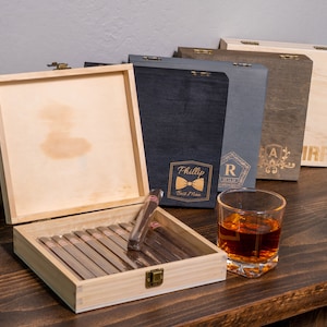 Cigar Box, Groomsmen Box, Best Man Gift Box, Personalized Wedding Gift Box, Groomsmen Cigar Box, Men's Box, Man Gift, Father's Day Gift