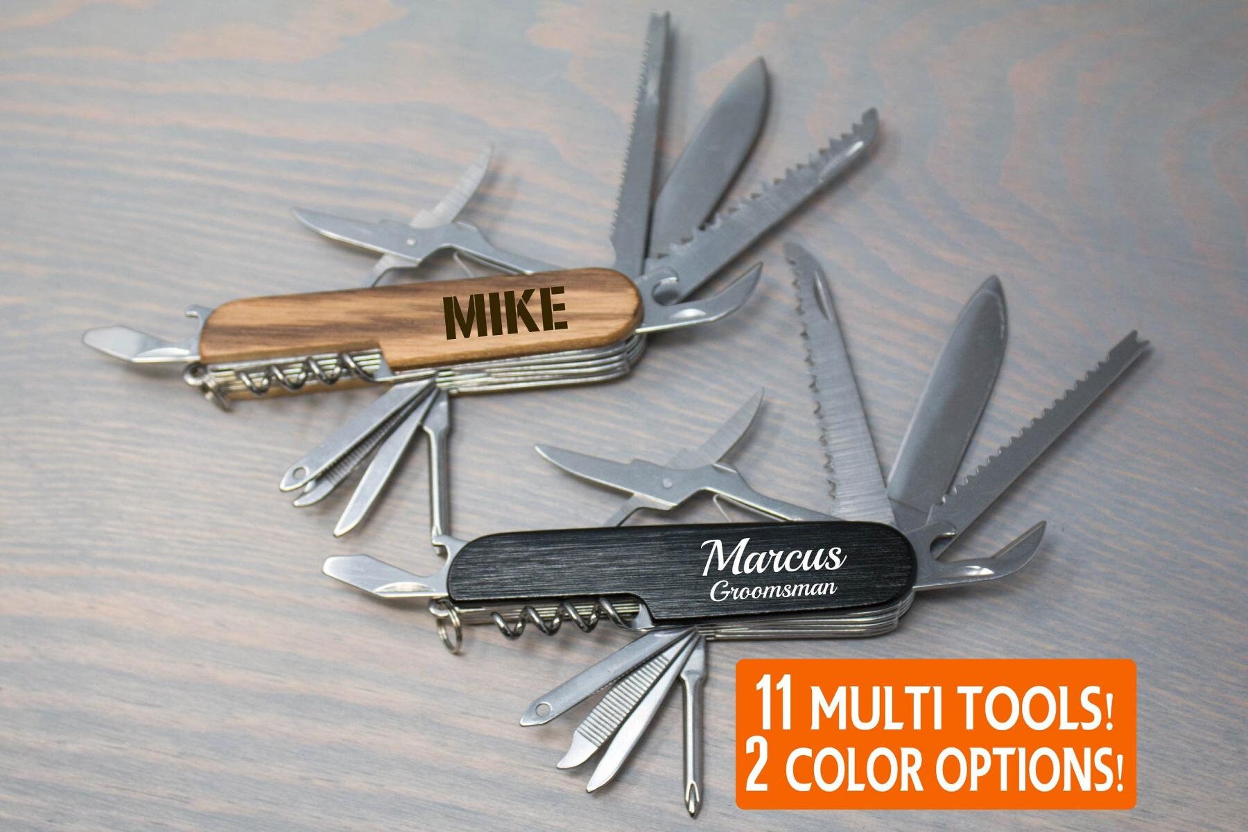Engraved outlet multi tool