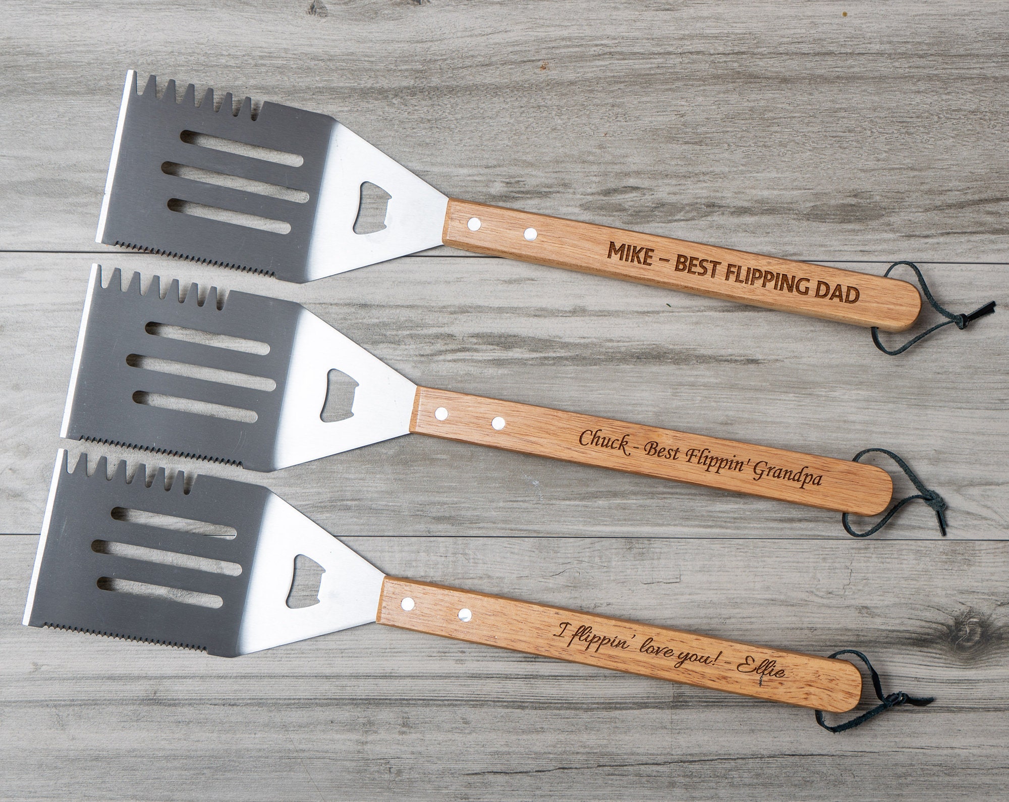 Father's Day Gift Engraved Spatula Grilling Spatula Etsy