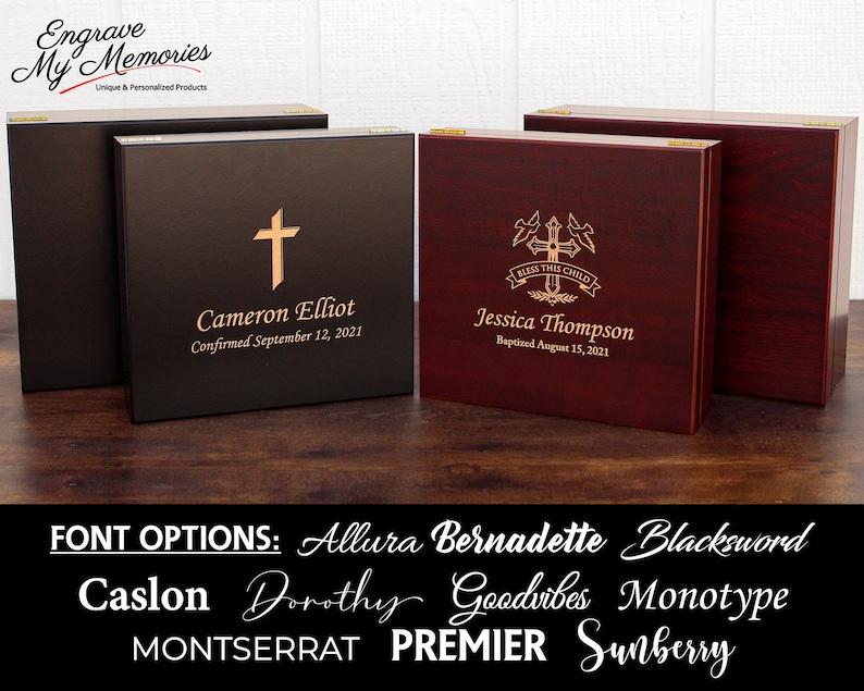 Lutheran Baptism Gift Baptism Memory Box Confirmation Etsy