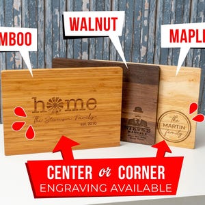 Anniversary gifts, personalized cutting boards, anniversary gifts for her, gifts for couple, gifts for him, gifts for husband, custom boards image 7