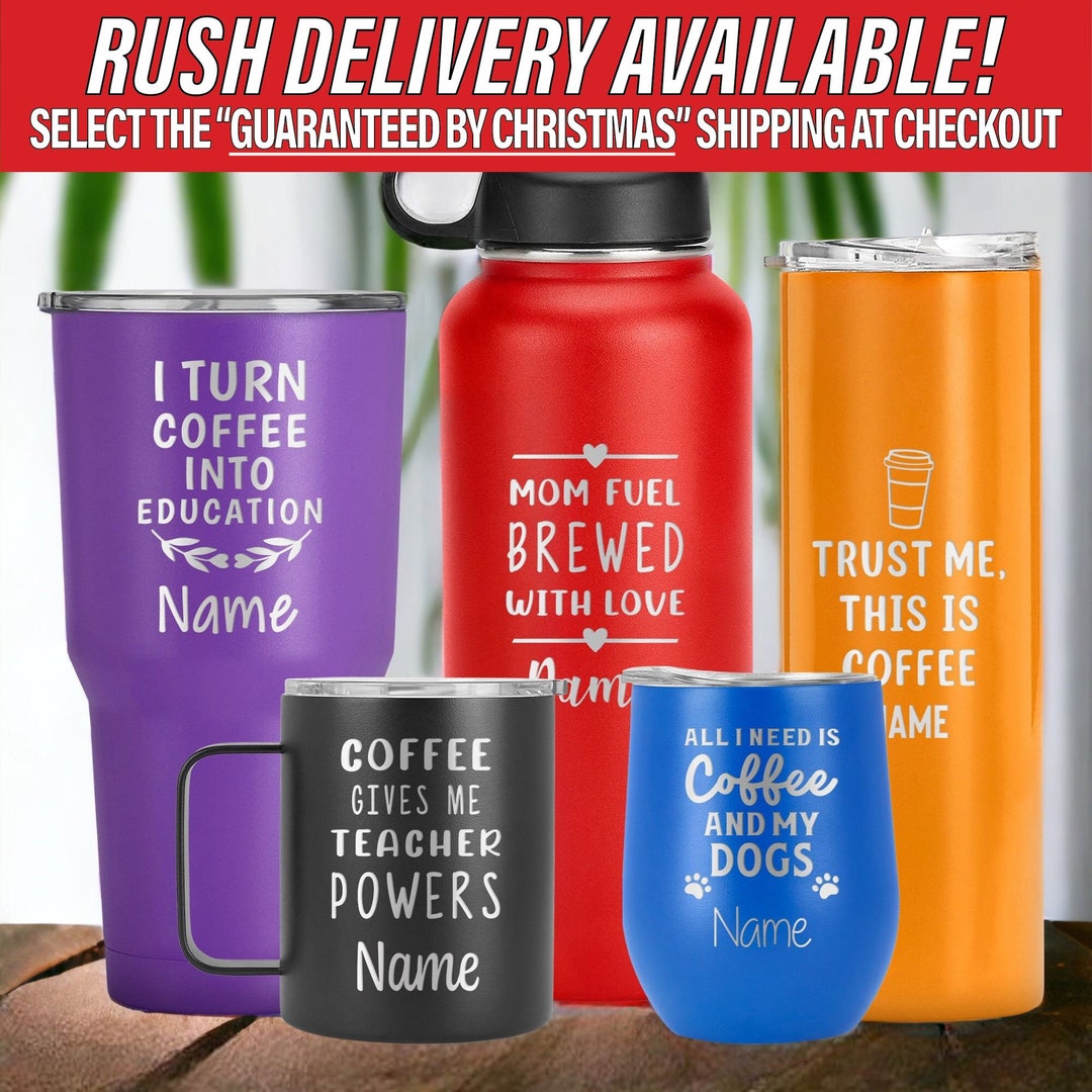 Personalized Tumbler Laser Engraved Coffee Mug Coffee Lover Etsy UK