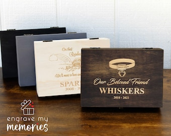 Kattminnesgåva, minneslåda för husdjurskatt, förlust av husdjur, sorgegåva, regnbågsbro, sympatigåva, vän för alltid, alltid i ditt hjärta