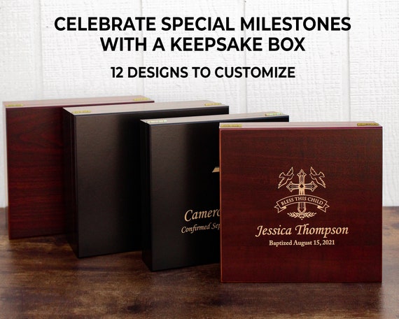 Confirmation gift box, gifts for confirmation ceremony, rcia gift, personalized, confirmation gifts for boys, confirmation for girls