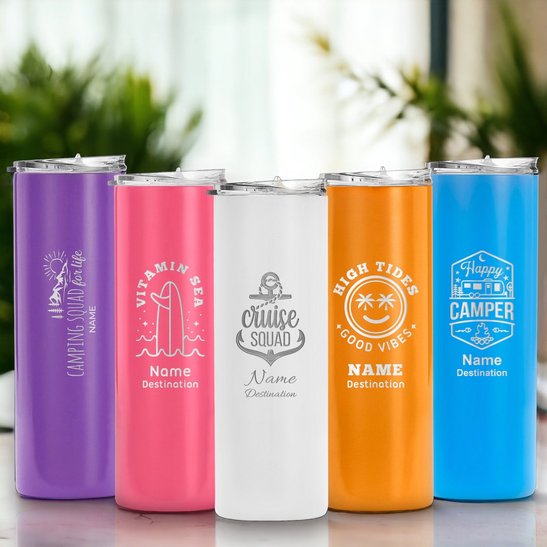 Custom Double-Wall Insulated Tumblers with Auto Sip Lid (16 Oz.), Drinkware & Barware