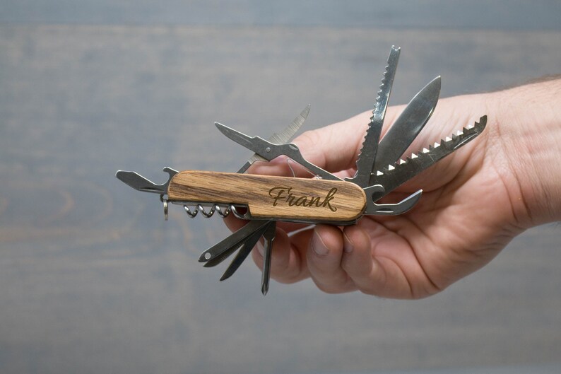 Corkscrew Multi Tool Utility Knife Wine Bottle Opener Can Etsy