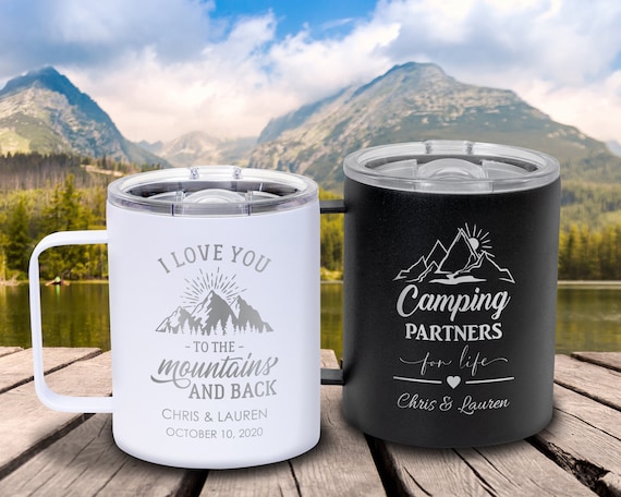 Insulated Wedding Mug, Insulated Mug, Adventure Mug, Mr and Mrs Mug, Metal  Coffee Mugs, Bridesmaid Mug, Coffee Wedding Favors, Coffee Gift 