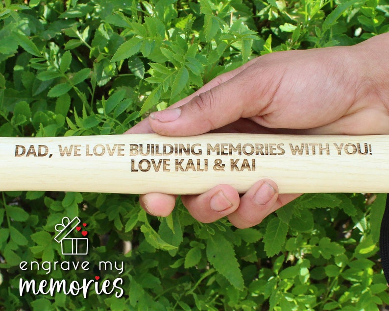 Personalized Hammer, Father's Day Gift Idea, Engraved Hammer, Daddy Gift, Best Dad Ever, 1 Dad, Papa Gift, Pawpa, Grandpa Gift image 6