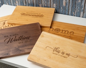 Regalo de boda, regalo para pareja, cocina personalizada, regalo de compromiso, regalo de aniversario, tabla de cortar para pareja, regalo de boda personalizado