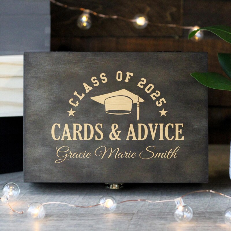 Graduation Card Box - Etsy