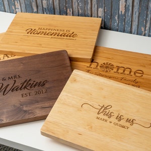 Anniversary Gifts, Personalized Cutting Boards, Anniversary Gifts for her, Gifts for Couple, Gifts for Him, Gifts for Husband, Custom Boards image 2