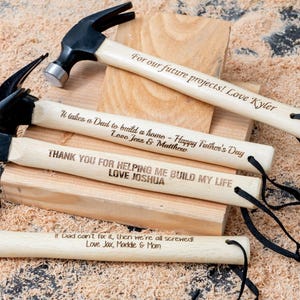 Personalized hammer, father's day gift idea, engraved hammer, daddy gift, best dad ever, #1 dad, papa gift, pawpa, grandpa gift
