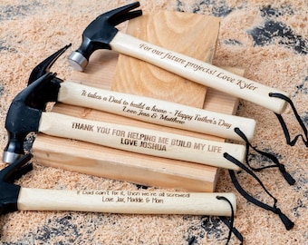 Personalized hammer, father&#39;s day gift idea, engraved hammer, daddy gift, best dad ever, #1 dad, papa gift, pawpa, grandpa gift
