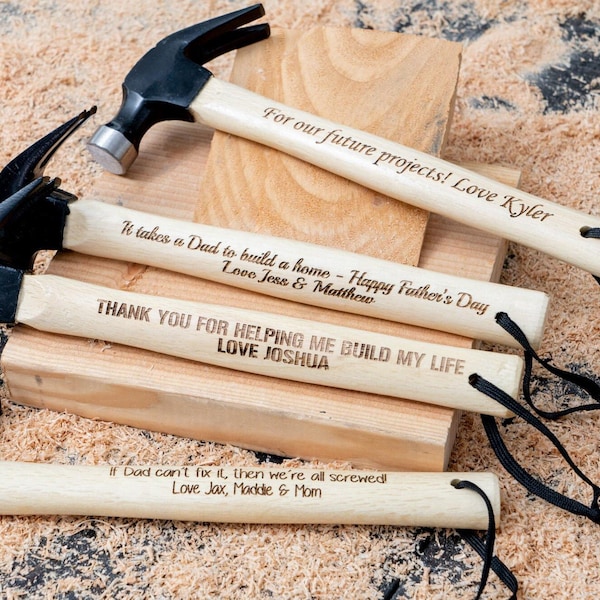 Personalized hammer, father's day gift idea, engraved hammer, daddy gift, best dad ever, #1 dad, papa gift, pawpa, grandpa gift