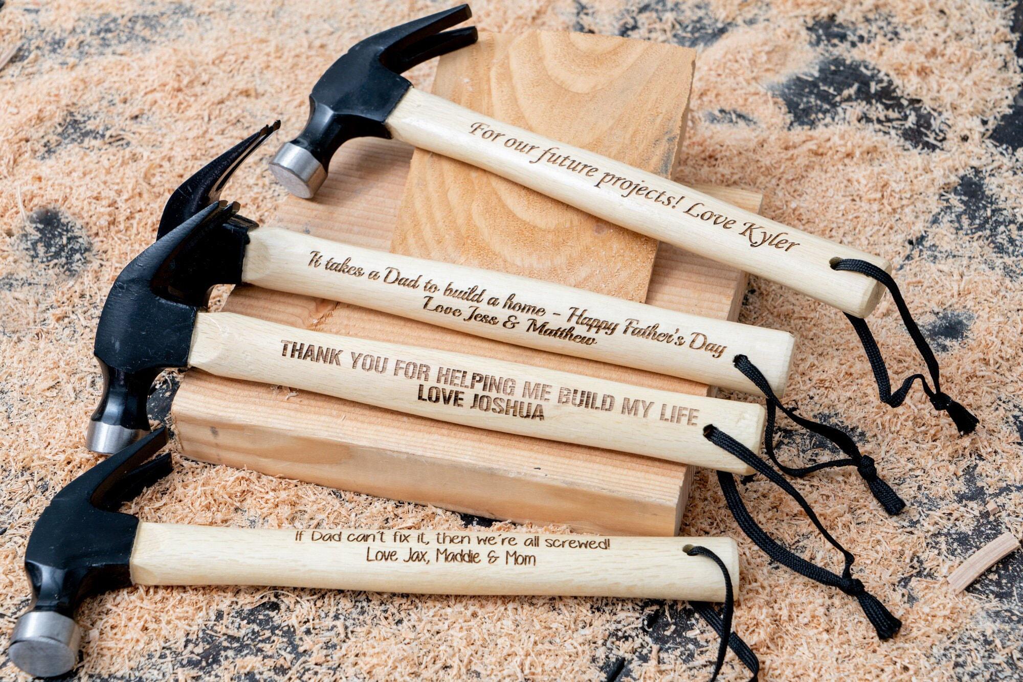 Personalized hammer, father's day gift idea, engraved hammer, daddy gift, best dad ever, #1 dad, papa gift, pawpa, grandpa gift