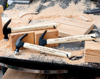 Father&#39;s day hammer, engraved hammer for dad, daddy hammer, gift for dad, best dad gift, fathers gift idea, gift for pop, pops hammer