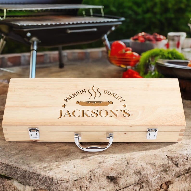personalized bbq set
