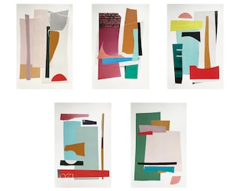 color study series • set of 5 greeting cards