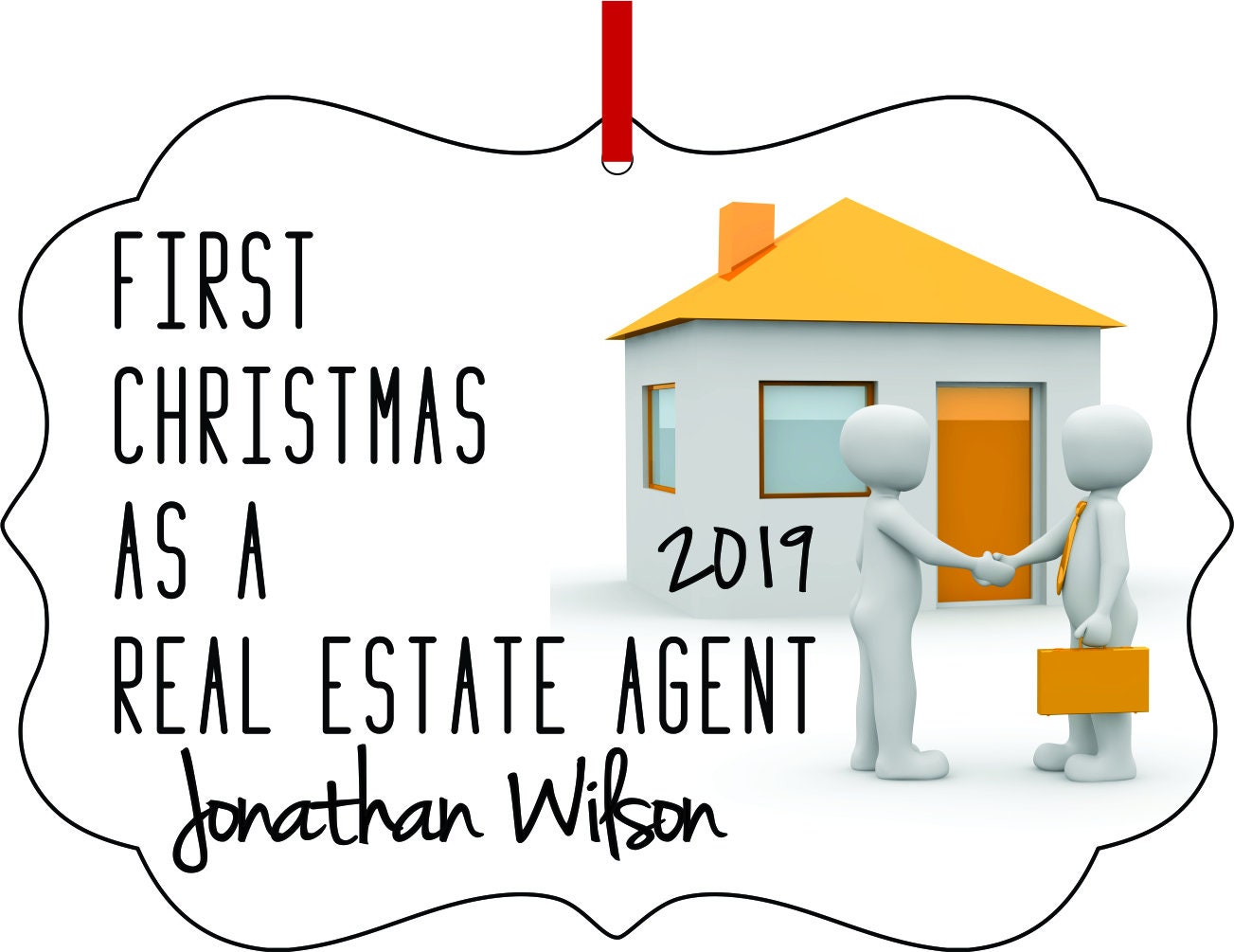 First Christmas as a Real Estate Agent 2019 Ornaments You Can Etsy