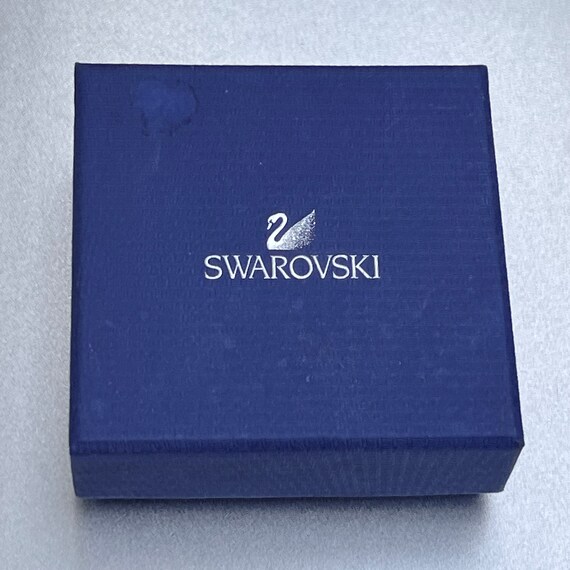 Vintage Swan Signed Swarovski Champagne Crystal P… - image 6