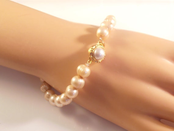 Vintage Simple Immitation White Pearl Bracelet For Women Mom 3-10mm Dainty  Elegant Wedding Gift Strand Beaded Bracelets Jewelry - Bracelets -  AliExpress