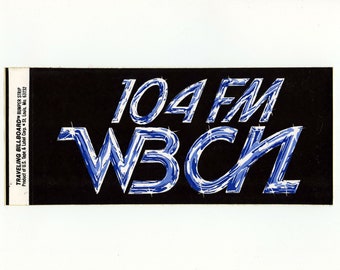 WBCN - Bumper Sticker - 1980&#39;s