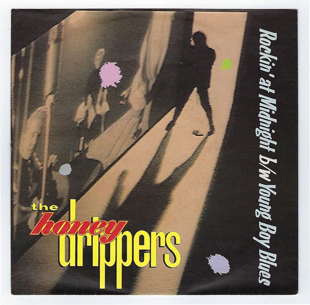 The Honeydrippers Rockin' at Midnight / Young Boy Blues 45rpm 1984 Etsy