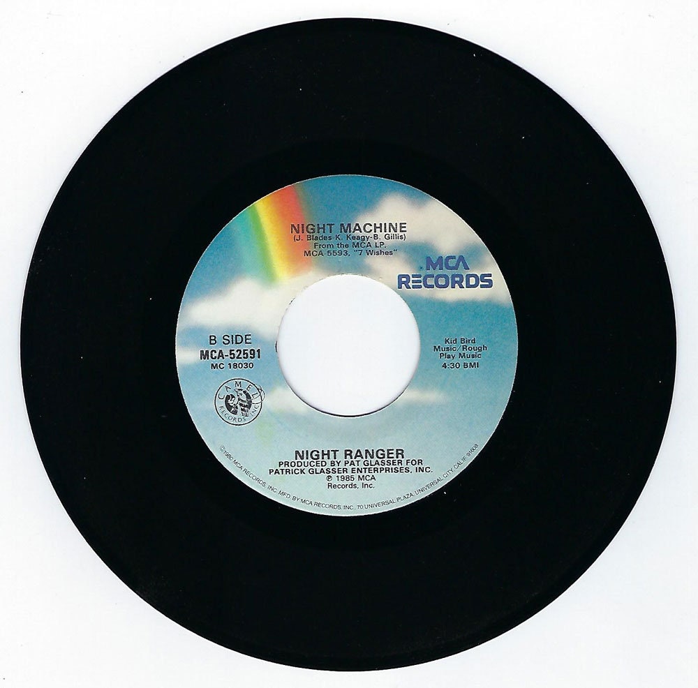 Sentimental Street Night Ranger Night Ranger - Sentimental Street / Night Machine - 45rpm - 1985 - Etsy