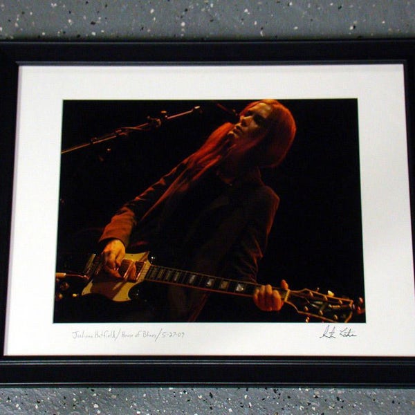 Juliana Hatfield - Framed, Matted Photograph 16X20 (2009)