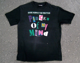 Eddie Murphy Pieces Of My Mind Tour T Shirt 1986 (Small) - Please Read Description!