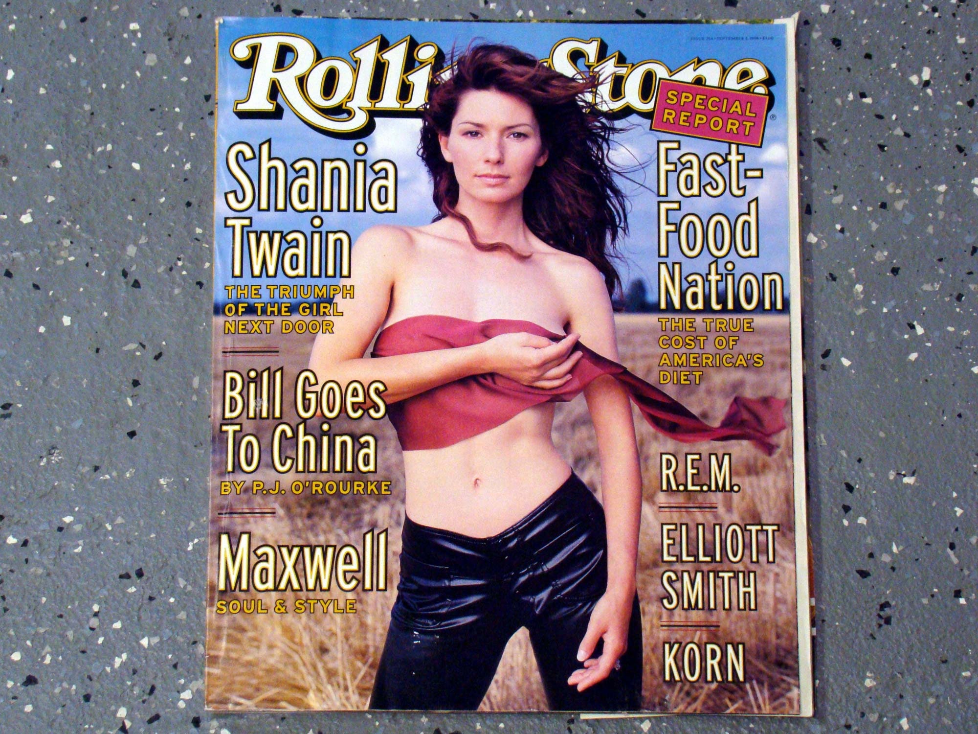 Shania Twain Rolling Stone Magazine Issue 794 1998 hq photo