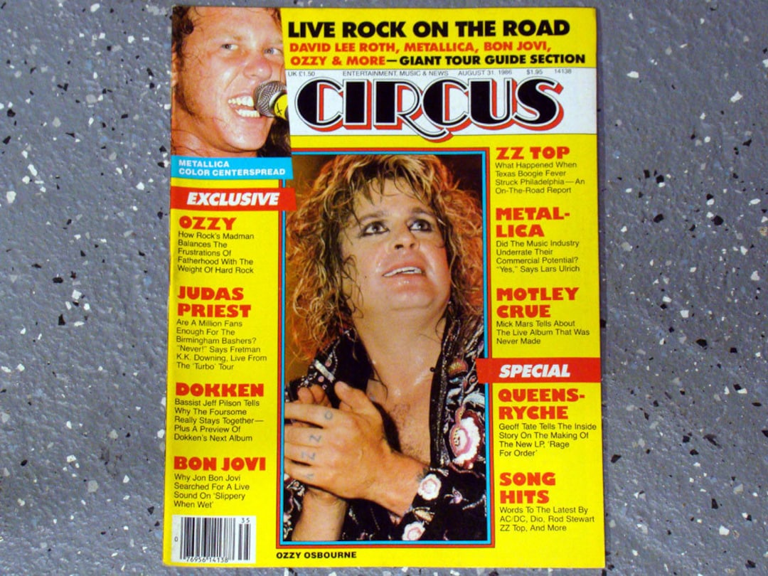 ミュージシャン 80's OZZY OSBOURNE JAPAN1986 Ozzy Osbourne