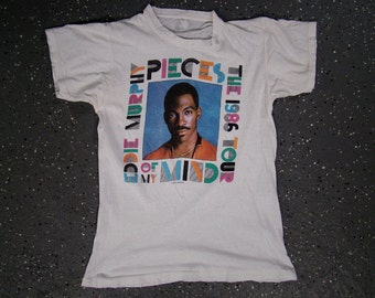 Eddie Murphy Pieces Of My Mind Tour T Shirt 1986 (Small) - Please Read Description!