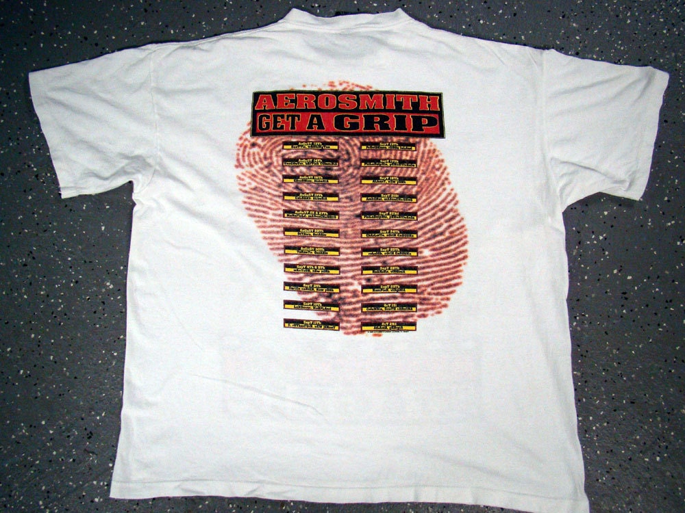 Aerosmith Get A Grip Tour T Shirt 1993 (large) - Please Read