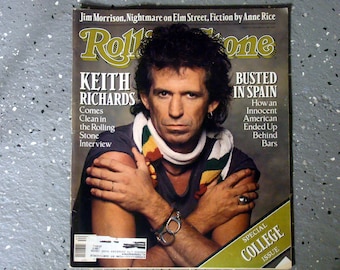 Keith Richards - Rolling Stone Magazine Issue# 536 - 1988