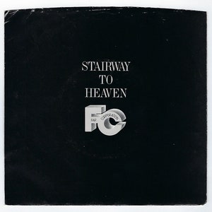 May include: Black and white album cover with the text "Stairway to Heaven" and the Far Corporation logo.